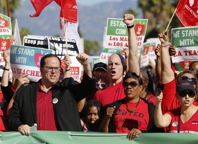 la teachers strike